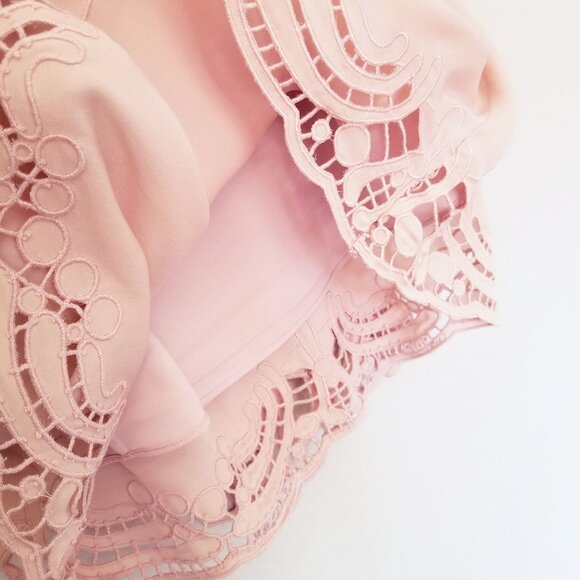 Kobi Halperin 100% Silk Veronica Off Shoulder Dress XS Pink Fairy Romantic $595 - Picture 12 of 16